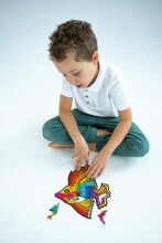KIDS DO Wooden puzzle FISH Art.AP3117 Puidust pusle 35 tk