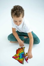 KIDS DO Wooden puzzle FISH Art.AP3117 Puidust pusle 35 tk