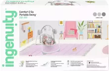 Ingenuity Comfort 2 Go Cuddle Lamb Art.12184 Кресло-качалка с мелодиями