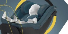 KinderKraft I-GUARD PRO I-SIZE 61-105 cm Art.KCIGUAPRGRY0000 Cool Grey Baby car seat 0-18kg