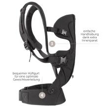 Fillikid Front Carrier Art.156837 Black Bērnu ķengursoma 2 vienā ( 3,5 līdz 15kg)