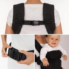 Fillikid Front Carrier Art.156837 Black Bērnu ķengursoma 2 vienā ( 3,5 līdz 15kg)