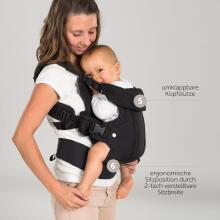 Fillikid Front Carrier Art.156837 Black Bērnu ķengursoma 2 vienā ( 3,5 līdz 15kg)