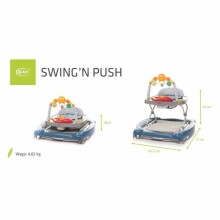 4Baby Swing'n push Art.157080 Blue  Ходунки-качалка  для первых шагов