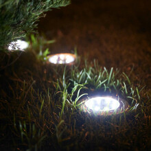 Ikonka Art.KX5255 Saules dārza LED zemes iebrukuma lampa 12gab