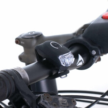 Ikonka Art.KX5066 L-BRNO LED dviračių žibintas priekinis galinis 2 vnt.