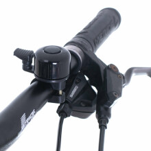 Ikonka Art.KX5065 L-BRNO Garsus metalinis dviračio skambutis juodas