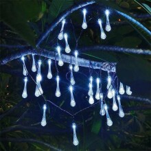 Ikonka Art.KX4967_1 Solar jääpurika aiatuled 6.5m 30LED külmvalge