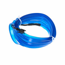Ikonka Art.KX4955_1 LED ambient lighting for car / car USB / 12V tape 5m blue