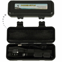 Ikonka Art.KX4829 Taktikaline sõjaline LED võimsusega USB taskulamp