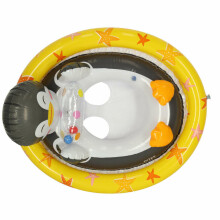 Ikonka Art.KX4958_2 INTEX 59570 children's swimming pontoon penguin wheel