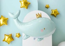 Ikonka Art.KX4560 Sinise vaala foolium õhupall 78cm x 50cm