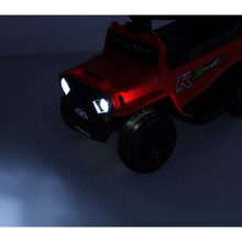 Ikonka Art.KX4412 Off-road car push ride with sound and lights red