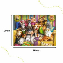Ikonka Art.KX4370 CASTORLAND Dėlionė 70 dalių Žaismingi gyvūnai - linksmi gyvūnai 5+
