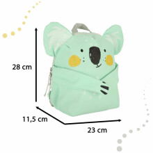 Ikonka Art.KX4312 Kindergarten koala school backpack green