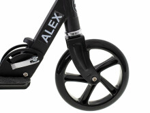 Ikonka Art.KX3982_1 GIMMIK kokkupandav roller ALEX 200mm rattad mustad