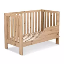 Klups Amelia II Oak Art.158217 Детская деревянная кроватка 120x60см