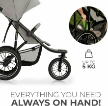 KinderKraft Helsi 2 Art.KSHELS00GRY0000 Dust Grey Stroller