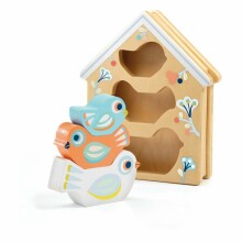 DJECO DJ06388 Развивающая деревянная игрушка BabyBird