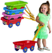 Ikonka Art.KX3796 Wheelbarrow trolley with handle for children