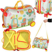 Ikonka Art.KX4730_2 Children's travel case on wheels octopus
