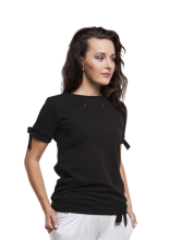 LuuTe Anda DEBORA Art.159337 Black  Short-sleeved shirt