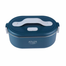 Ikonka Art.KX4125 Adler AD 4505 sinine toiduainekonteiner soojendusega lõunakarbi komplekt konteineri eraldaja lusikas 0.8L 55W