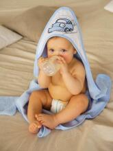 Bocialand Bath Towel Cover Ears Art.BOC0121   Махровое полотенце с капюшоном 80x80см.