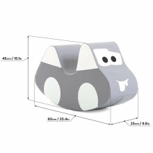 Iglu Soft Play Rocking Toy Car Art.R_CAR_1 Grey  Детское кресло-качалка Машинка