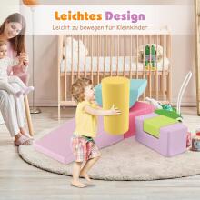 Costway Foam Building Blocks Art.159962 Light Pink  Spēles modulārais centrs