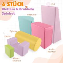 Costway Foam Building Blocks Art.159962 Light Pink  Spēles modulārais centrs