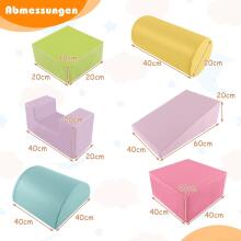 Costway Foam Building Blocks Art.159962 Light Pink  Spēles modulārais centrs