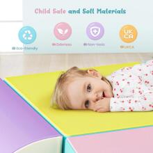 Lischwert Children's Foam Building Blocks Art.159972 Macarons   Игровой многофункциональный/модульный центр