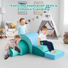 Minenice Foam Building Blocks Art.159980 Turquoise