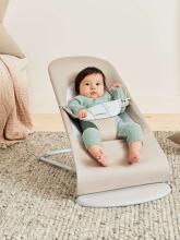 Babybjorn Babysitter Balance Soft Art.005383 Woven/Jersey, beige/grey Детский шезлонг