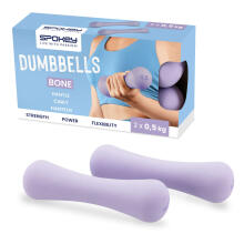 Set of neoprene dumbbells Spokey BONE 2x 0,5 kg