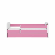 Bed babydreams pink formula with drawer with non-flammable mattress 140/70