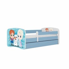 Bed babydreams blue frozen land with drawer without mattress 140/70