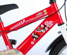 Bērnu velosipēds Disney Cars Children's Bicycle Red (Rata izmērs: 14”)