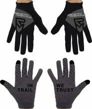 Вело перчатки Rock Machine Race, черный/серый, размер L