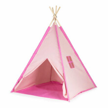 Indijas tipi telts, rozā tepee bērniem