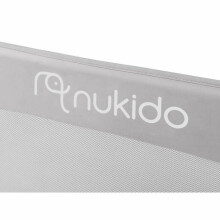 Защитный чехол на кровать 180 х 42 х 35 см Нукидо серый