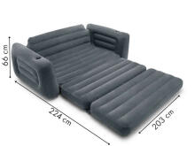 Piepūšamā dīvāngulta transformējams matracis 2in1 INTEX 66552