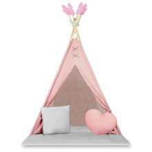 Bērnu vigvama telts NK-406 Nukido - rozā