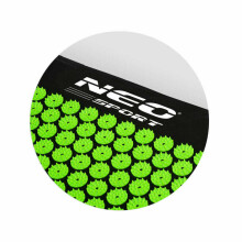 Акупрессурный коврик с шипами Neo-Sport NS-900 черно-зеленый