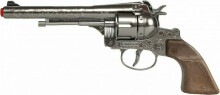 Металлический ковбойский револьвер, 12 патронов.