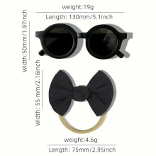 Teplay Sunglasses  Art.164049 Bērnu saulesbrilles+matu lente
