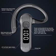 Bebe Basic Headset Ear Bone Conduction 5.2 Wireless Art.165168 bezvadu austiņas ar LED barošanas displeju un balss vadību