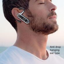 Bebe Basic Headset Ear Bone Conduction 5.2 Wireless Art.165168 bezvadu austiņas ar LED barošanas displeju un balss vadību