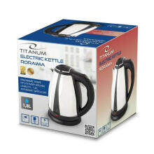 Titanium TKK102S Elektriskā tējkanna 1.8L 1800W Sudrabs